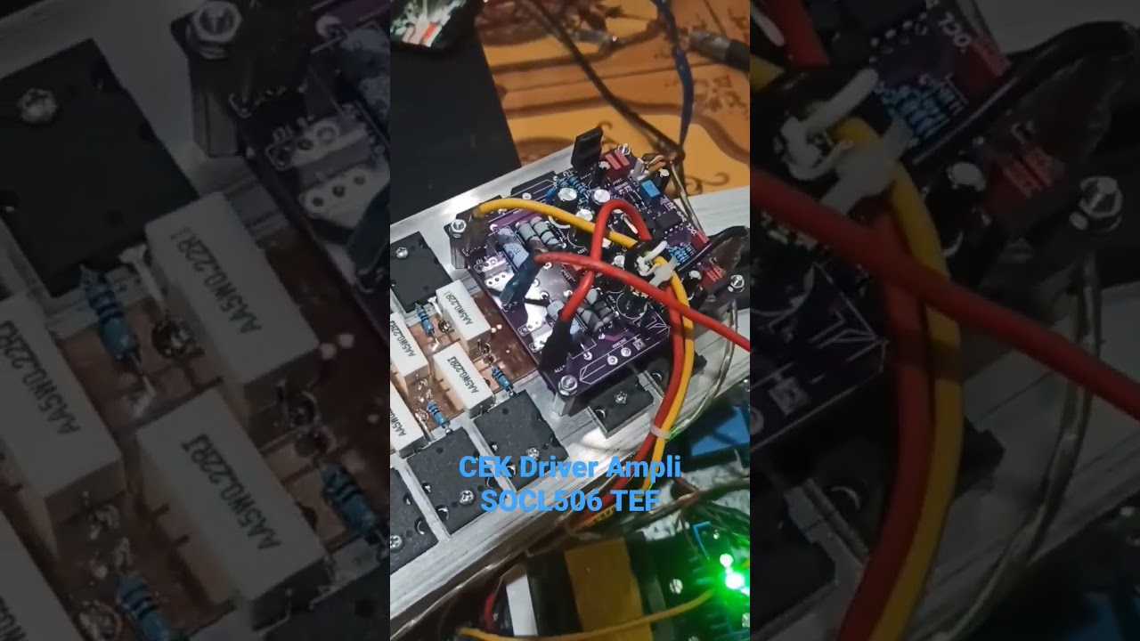 Rakit Ampli SOCL 506 TEF | cek sound  
