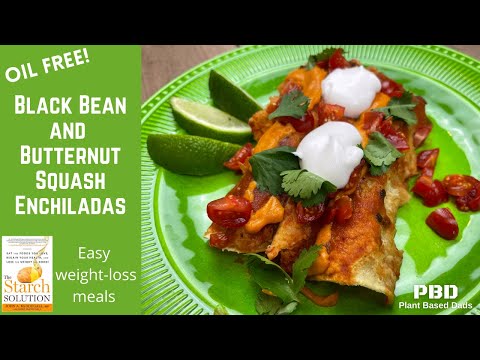 Oil-Free Vegan Enchiladas| Enchiladas Recipe Video | How to Make Enchiladas |Easy weight loss meals