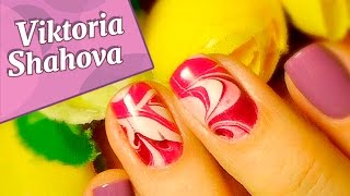 Гель-лак + водный маникюр / Gelpolish + water manicure