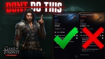 Top 5 beginner MISTAKES to avoid - Game of Thrones Kingsroad PART 2