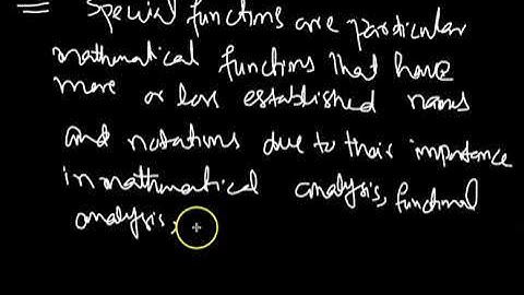 Introduction and applications of special functions
