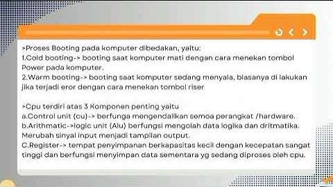 TUGAS INFORMATIKA membuat vlog "BAB 4 Sistem Komputer"