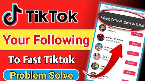 Your following accounts too quickly try again later | You are following too fast problem solve