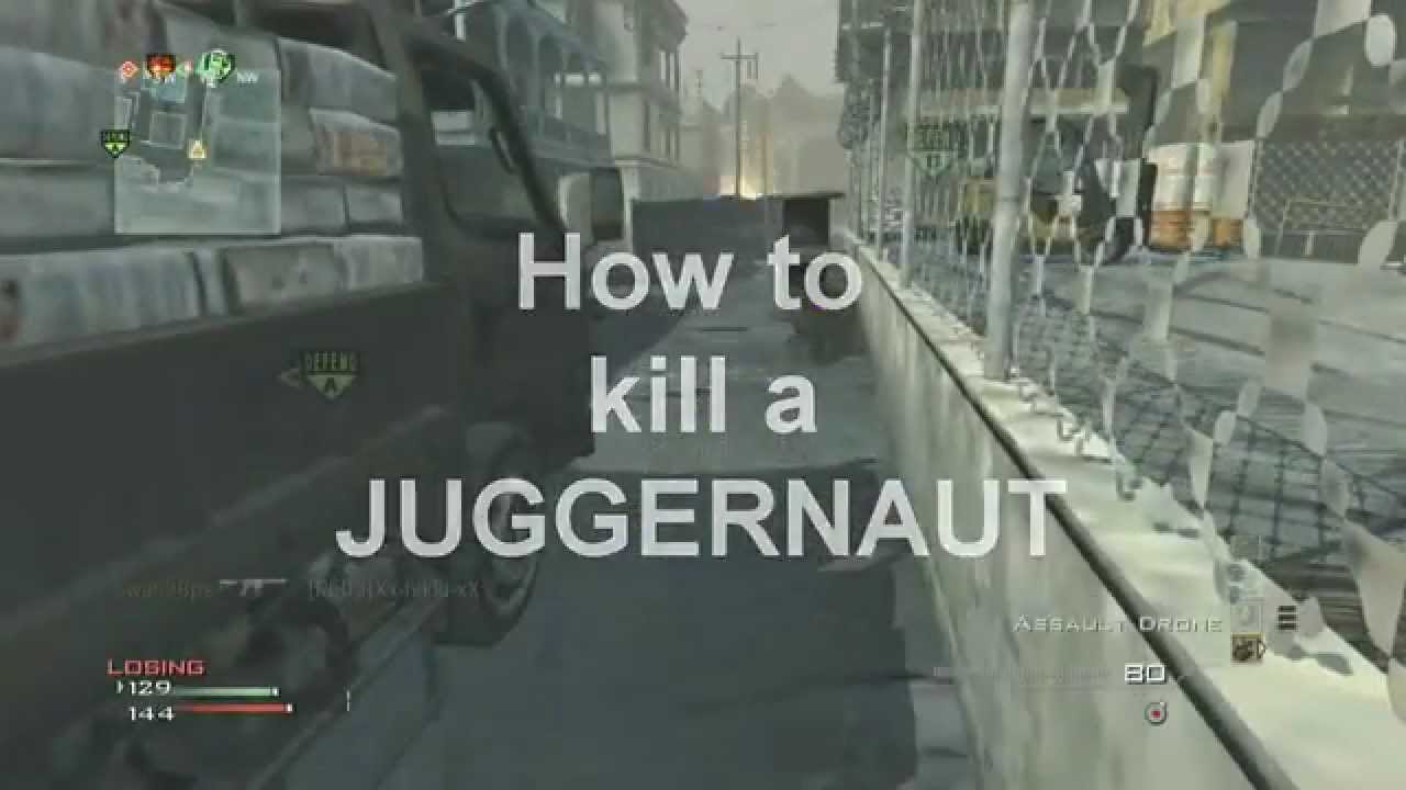 How To Kill A Juggernaut (Call of Duty Modern Warfare 3)