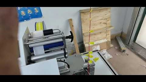 2 minutes test run semi auto flag labeling machine for wires cables