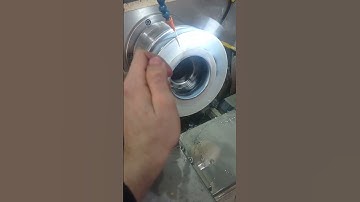 Фланец на СТ16к25. #machine #cnclathemachine #cnc #lathemachine #automobile #lathe #cnclathe