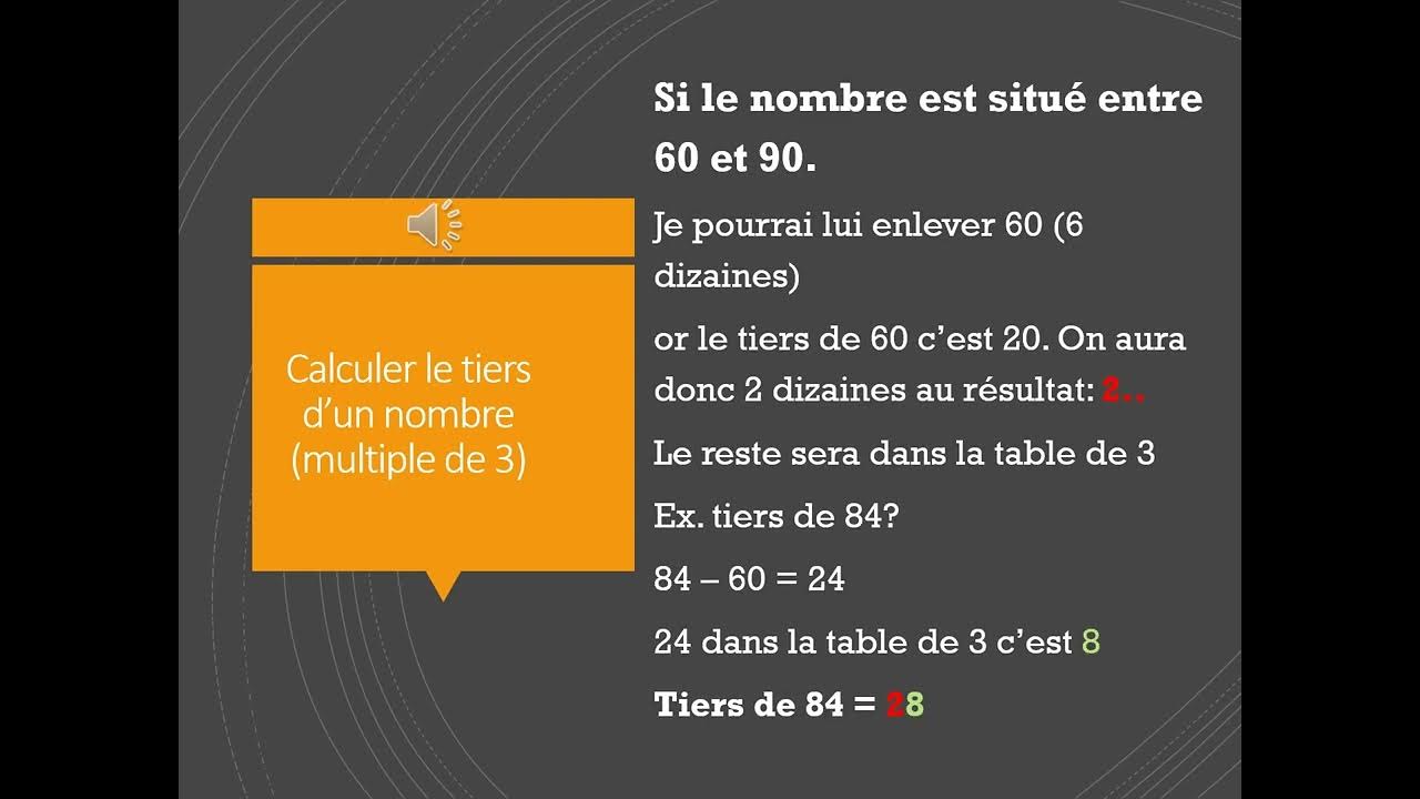 Comment Calculer Le Tiers D un Nombre Calculer le triple ou le tiers d'un nombre d’un nombre - YouTube