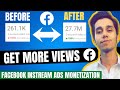 How To Get More Views On Facebook | FB In-stream Ads Monetization Video Editing