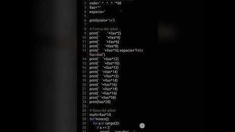 Árbol Navideño - Python