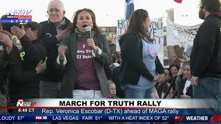 MARCH FOR TRUTH RALLY: Rep. Escobar, Former Rep. Beto O'Rourke Speak in El Paso, Texas
