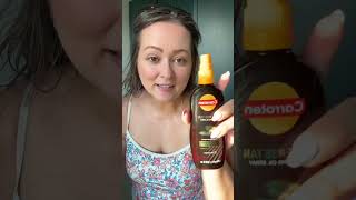 Getting tan fast with my Carroten intensive tanning spray! #tiktokshopcreatorpicks #ad #carroten