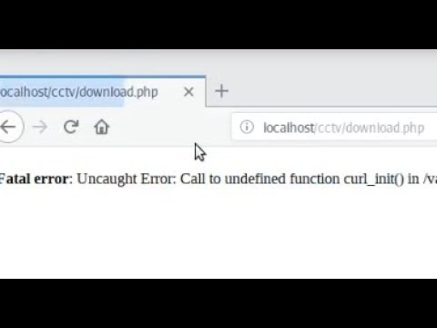 curl_init  New Update  [Linux] How to solving PHP Curl: Call to undefined function curl_init()