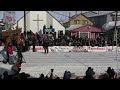 Lance Mackey arrives at the 2010 Iditarod finish line