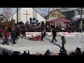 Lance Mackey arrives at the 2010 Iditarod finish line