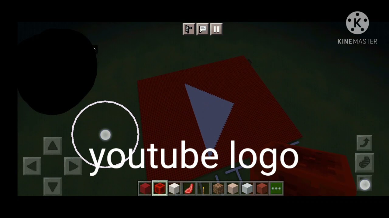 youtube logo in Minecraft - YouTube