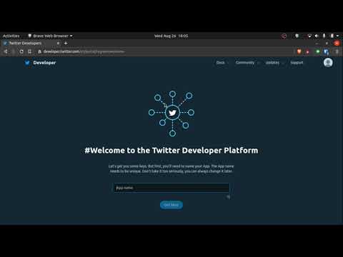 Making a Twitter Bot: Getting the API keys (Part 1)