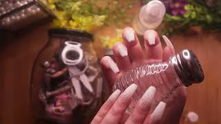 ASMR eating hard candy & tapping glass