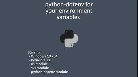 Python - dotenv demo