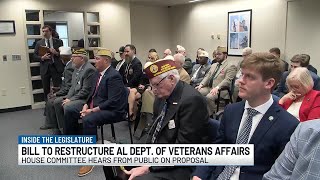 House committee hears from public on bill to restructure Dept. of Veterans Affairs