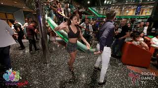 Marco Ferrigno Busra Araci - Salsa Social Dancing Aventura Dance Cruise - Miami 2018