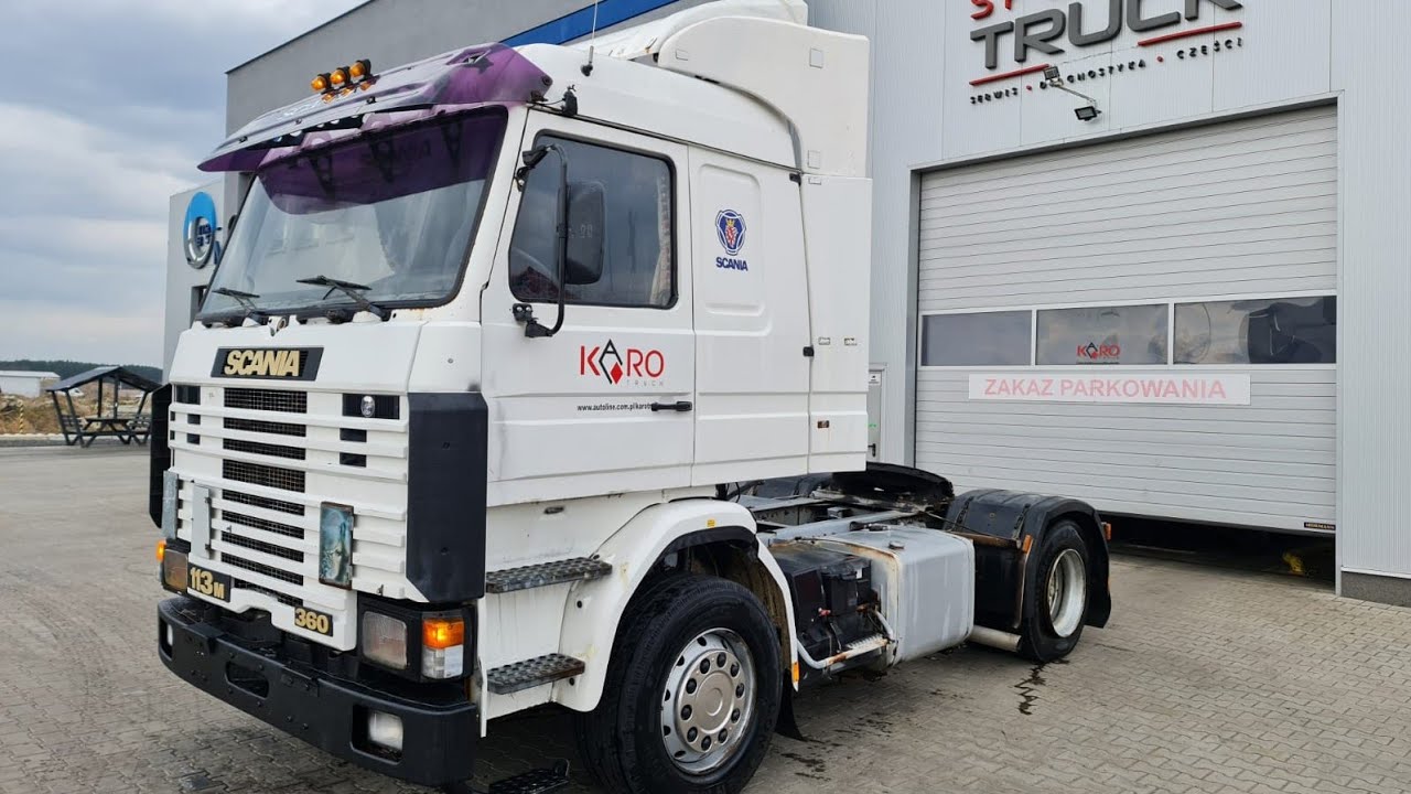 SCANIA 113 M 360, Steel/Air, Manual Pumpe