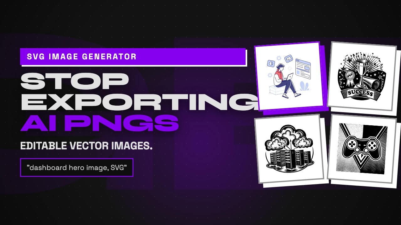 Stop Exporting AI Art as PNGs: Use an SVG Image Generator Instead
