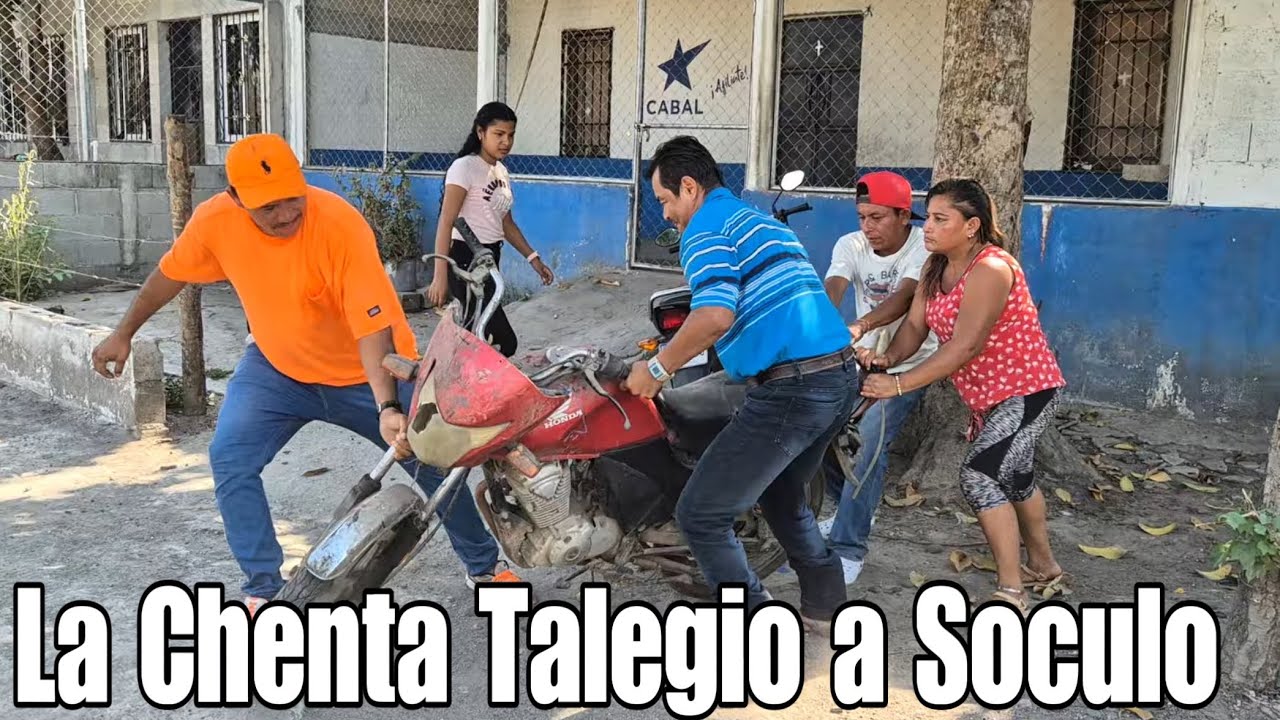 Santo Dios La Chentita Agarró a Riata A Chino Y Soculo Por Querer Sacar Su Moto