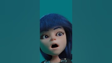 blender-Character animation Hair Dynamics Dance