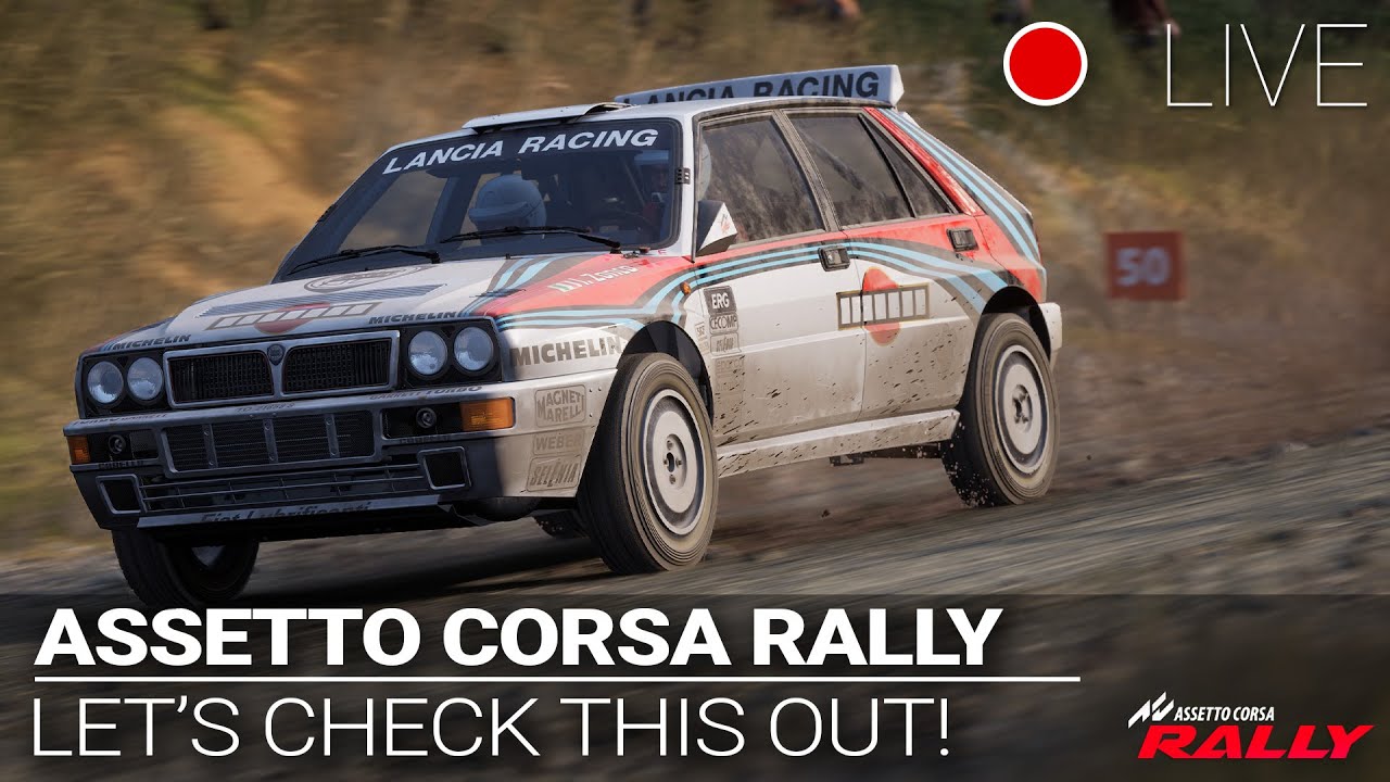 Pressing the restart button a lot on AC Rally! | AC Rally Live - YouTube