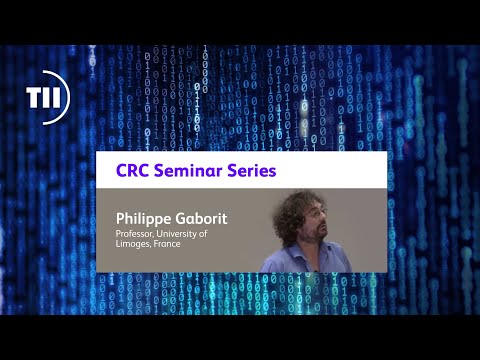 CRC Seminar Series - Philippe Gaborit