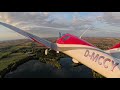 Insta 360 X4: nice Sunset-Flight along river "Oder" with my UL Roko NG6
