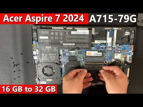 Acer Aspire 7 2024 RAM Upgrade – 16GB to 32GB! 🔥A715-79G | Boost Performance with 32GB RAM!