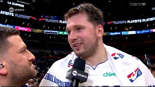 Luka Dončić post-game interview vs LA Clippers Game 2