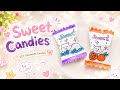  ✨ Sweet Candies 🍬 | DIY Cute Paper Candy Craft | Easy &amp; Aesthetic Handmade Candy Tutorial 💖