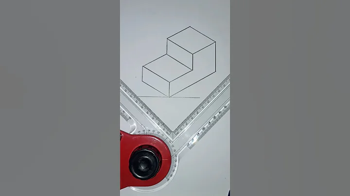 How to draw isometric drawing [drawing no 1] #shorts #shortsvideo #youtubeshorts #3d #drawing