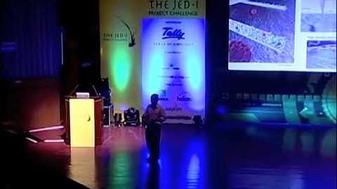The Jed-i Project Challenge Awards Ceremony: Talk by Dr. Rudra Pratap (Part2)