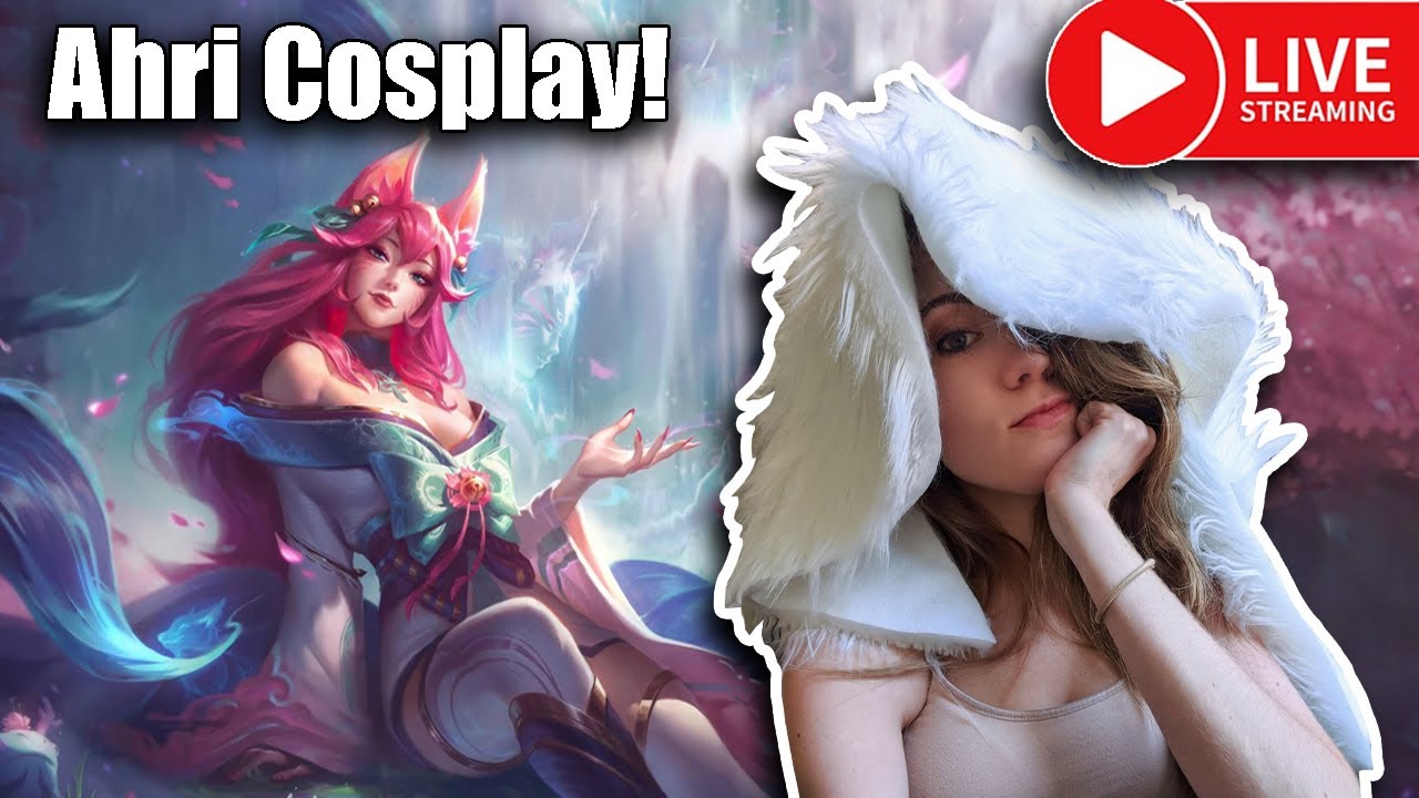 Spirit Blossom Ahri Cosplay- League of Legends (Episode 1) Live Crafting Stream