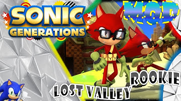 Sonic Generations (PC) - Lost Valley w/ Rookie Mod Showcase [No HUD, Motion Blur]