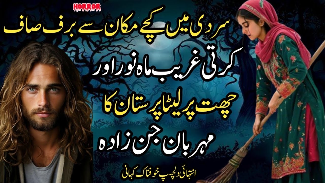 Sardi Mein Kachey Makkan Say Baraf Saaf Karti Ghreeb Mahnoor Aur Chat Pe Lsita Paristasn Ka Mehrban