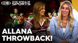 Allana hit with her own CLASSIC old TV appearance | Wide World of Sports