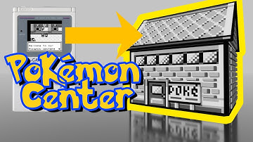 Voxel Art Pokemon Center // How to make the Pokemon Center Gen. 1 // Pokemon Red/Blue/Yellow