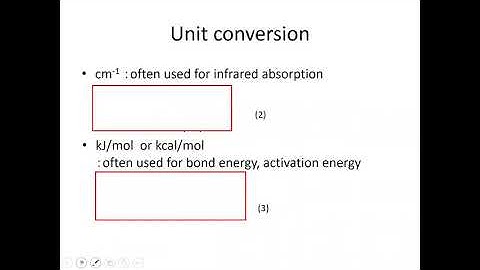 Photochemistry / Spectroscopy Lecture 1 2