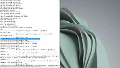 Comandos de CMD || Búsqueda texto, archivos, procesos, empaquetar, edición script, conexión remota ✅