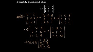 Linear Algebra 2.2 Evaluating Determinants by Row Reduction