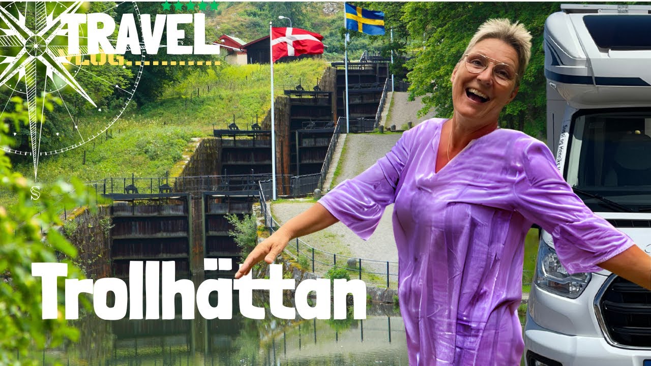 Trollhättan i autocamper – vanlife i Sverige med sluser og vandfald
