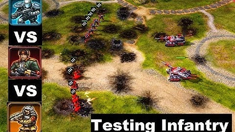 [Red Alert 3] Peacekeeper Vs Conscript Vs Imperial Warrior