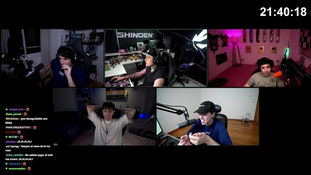 ROBLEIS juega con LIT, CARRE, SPREEN y GONCHO