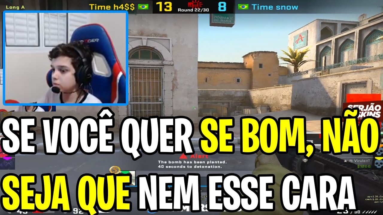 SNOWZIN com 14 ANOS faz 1V5 CONTRA LVL 21 GC 