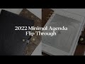 2022 Agenda Flip Through | Main Calendar + Finance Planner | MadyPlans