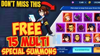 INSANE *FREE* 15 SPECIAL MULTI SUMMONS Banner!! - Solo Leveling: Arise Global